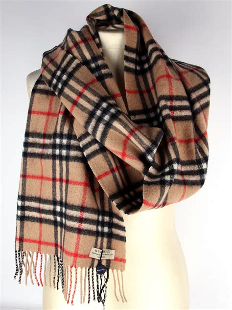 burberry london schal kaschmir|check cashmere burberry scarf.